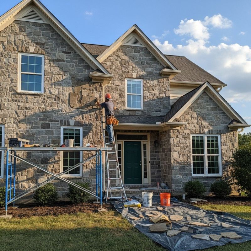 Stone Veneer Siding Repair